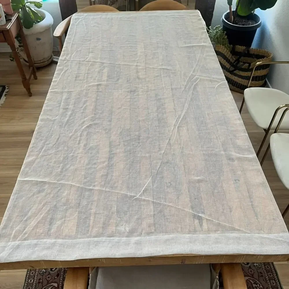 Sheer Light Filtering Transparent Lightweight Window Curtain Panels